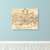 Zwitserland 3 canvas afdruk (Insitu (Houten vloer))