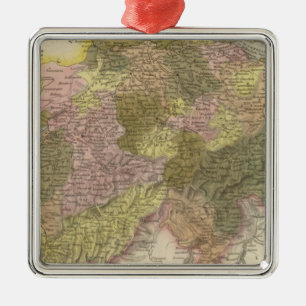 Zwitserland 3 metalen ornament