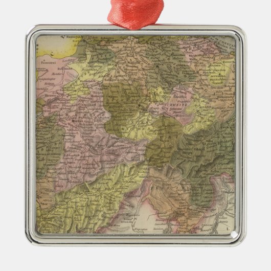 Zwitserland 3 metalen ornament (Voorkant)