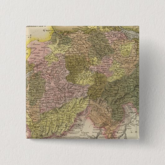 Zwitserland 3 vierkante button 5,1 cm (Voorkant)