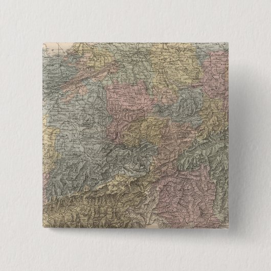 Zwitserland 4 vierkante button 5,1 cm (Voorkant)