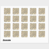 Zwitserland 5 vierkante sticker (Vel)