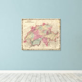 Zwitserland 7 canvas afdruk (Insitu (Houten vloer))