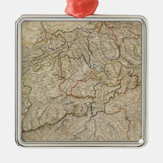 Zwitserland 7 metalen ornament (Voorkant)