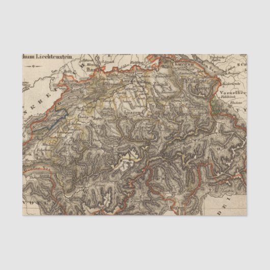 Zwitserland 7 tissuepapier (Voorkant)