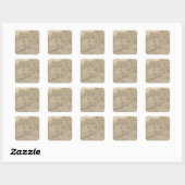 Zwitserland 7 vierkante sticker (Vel)