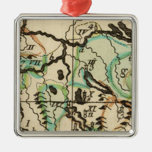 Zwitserland 8 metalen ornament