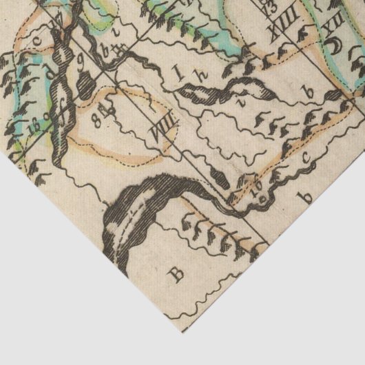 Zwitserland 8 tissuepapier (Detail)