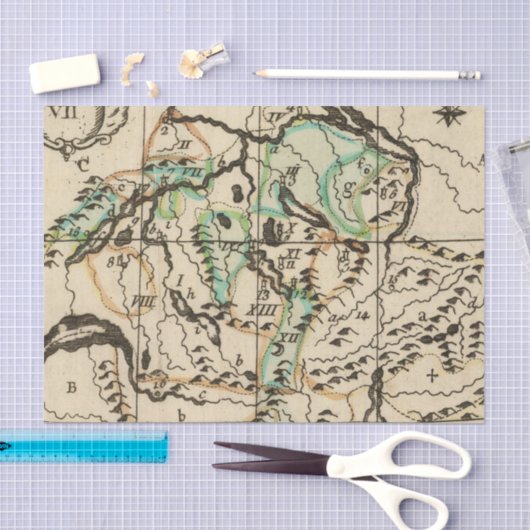 Zwitserland 8 tissuepapier (Craft)