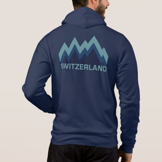 ZWITSERLAND aangepaste tekst Hoodie (Achterkant)
