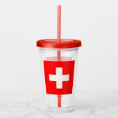 Zwitserland Acryl Drinkbeker (Voorkant)