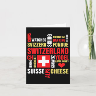 Zwitserland Alpen Koeien Fondue Cheese Skiën Zwits Kaart