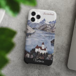 Zwitserland Alps Vintage Reis | Handgeschreven naa Samsung Galaxy Hoesje<br><div class="desc">Zwitserland Vintage Travel | Uitzicht van Spiez, het Thun-meer en het Zwitserse alpenschilderij | Geef het uit om uw eigen naam op mooi handgeschreven doopvont Samsung Galaxy S22 Hoesje toe te voegen. Op zoek naar een unieke telefooncel? Kijk niet verder, dat is waar u naar op zoek bent. Verander de...</div>