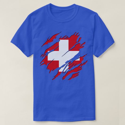Zwitserland Altijd T-shirt (Design voorkant)