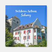 Zwitserland Arbon Castle Souvenir Magneet (Voorkant)