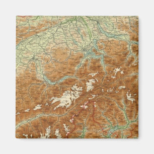 Zwitserland Atlas-kaart Magneet