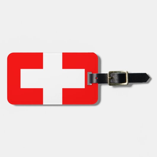 Zwitserland Bagagelabel (Voorkant horizontaal)