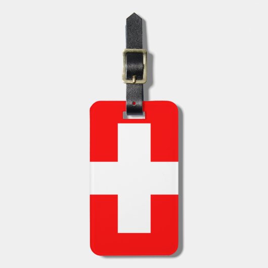 Zwitserland Bagagelabel (Voorkant verticaal)