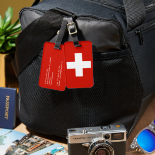 Zwitserland Bagagelabel