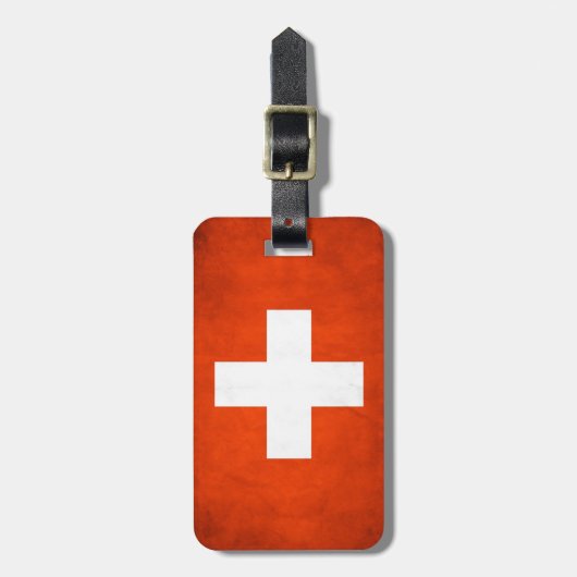 Zwitserland Bagagelabel (Voorkant verticaal)