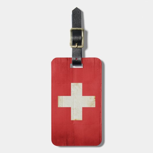 Zwitserland Bagagelabel (Voorkant verticaal)