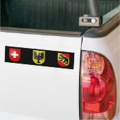 Zwitserland - Bern - Oberhasli Bumpersticker (Op Truck)
