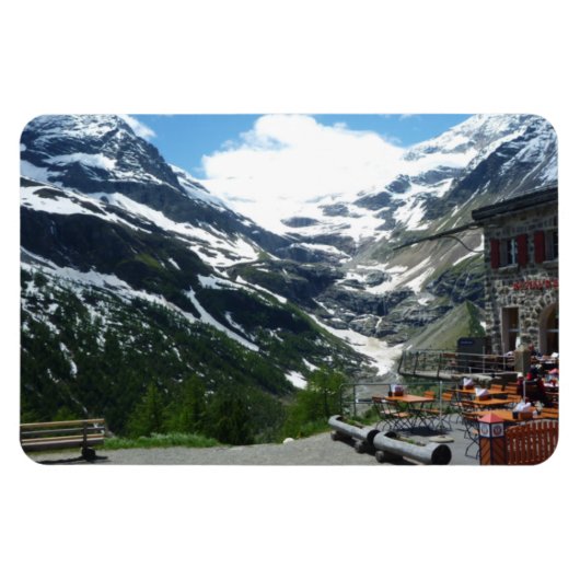 Zwitserland Bernina Pass Magnet Magneet (Horizontaal)