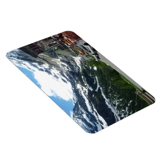 Zwitserland Bernina Pass Magnet Magneet (Rechterzijde)