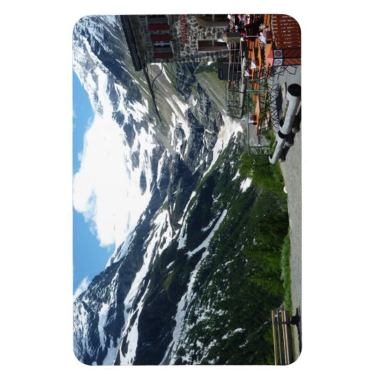 Zwitserland Bernina Pass Magnet Magneet (Verticaal)