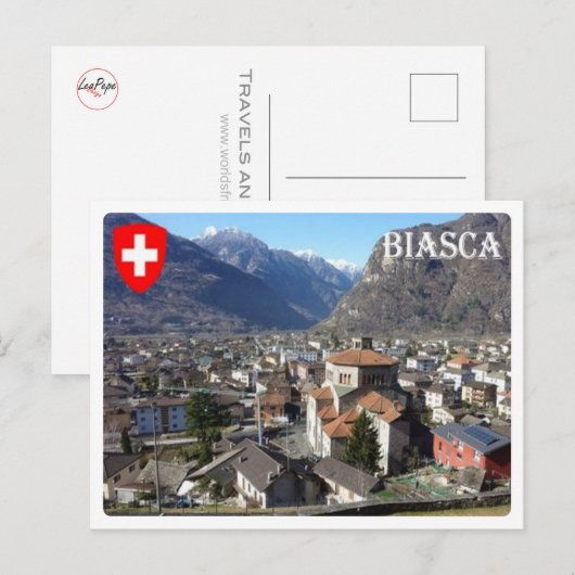 Zwitserland - Biasca - Briefkaart (Voorkant / Achterkant)