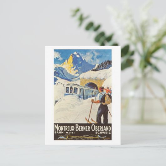  Zwitserland - Briefkaart (Staand voorkant)