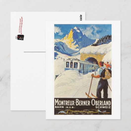  Zwitserland - Briefkaart (Voorkant / Achterkant)