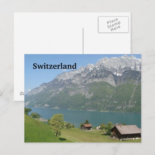 Zwitserland - Briefkaart (Voorkant / Achterkant)