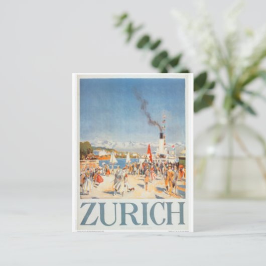  Zwitserland - Briefkaart (Staand voorkant)