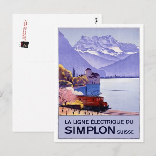  Zwitserland - Briefkaart (Voorkant / Achterkant)