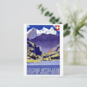  Zwitserland - Briefkaart (Staand voorkant)