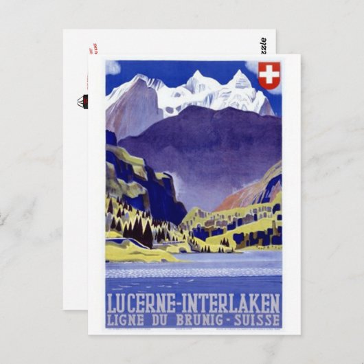 Zwitserland - Briefkaart (Voorkant / Achterkant)