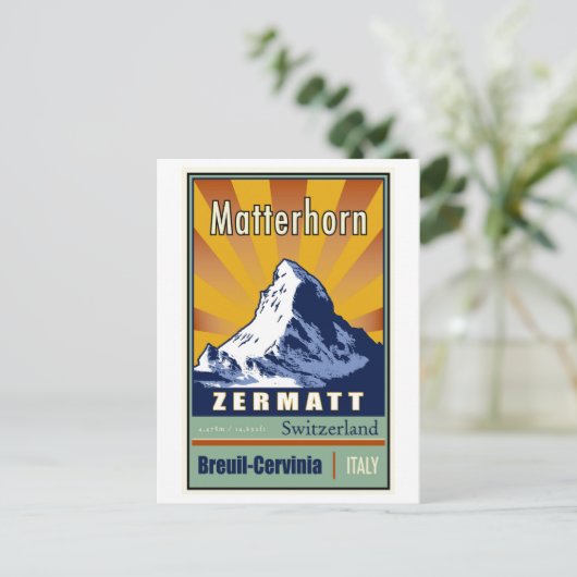 Zwitserland Briefkaart (Staand voorkant)