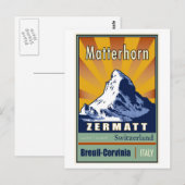 Zwitserland Briefkaart (Voorkant / Achterkant)