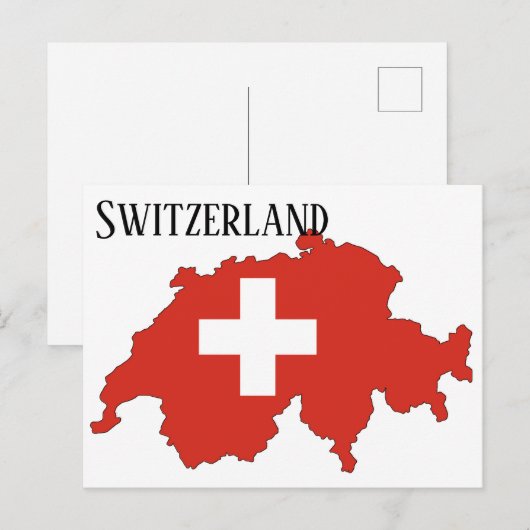 Zwitserland Briefkaart (Voorkant / Achterkant)