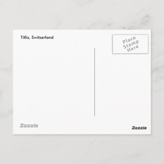 Zwitserland Briefkaart (Achterkant)