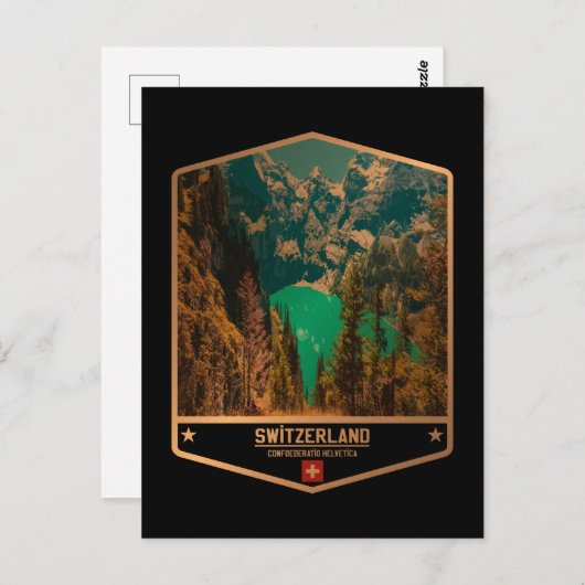 Zwitserland Briefkaart (Voorkant / Achterkant)