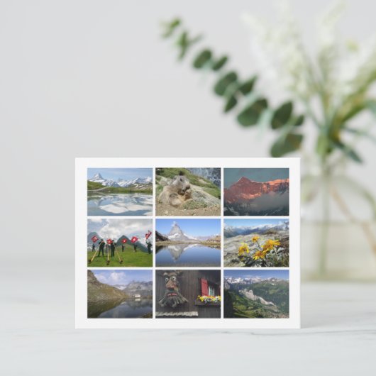 Zwitserland Briefkaart (Staand voorkant)