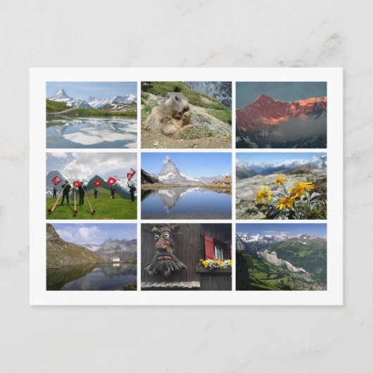 Zwitserland Briefkaart (Voorkant)