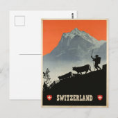Zwitserland, Briefkaart (Voorkant / Achterkant)