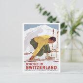  Zwitserland - Briefkaart (Staand voorkant)