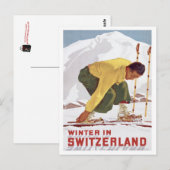  Zwitserland - Briefkaart (Voorkant / Achterkant)