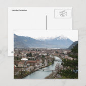 Zwitserland Briefkaart (Voorkant / Achterkant)