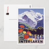  Zwitserland - Briefkaart (Voorkant / Achterkant)