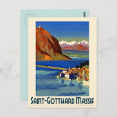 Zwitserland Briefkaart reisposter (Voorkant / Achterkant)